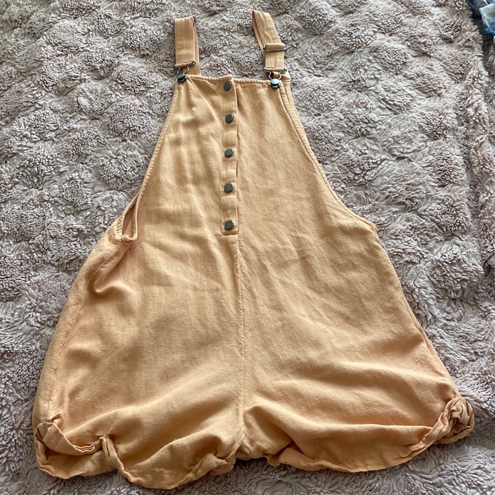 Orange Roxy Overalls